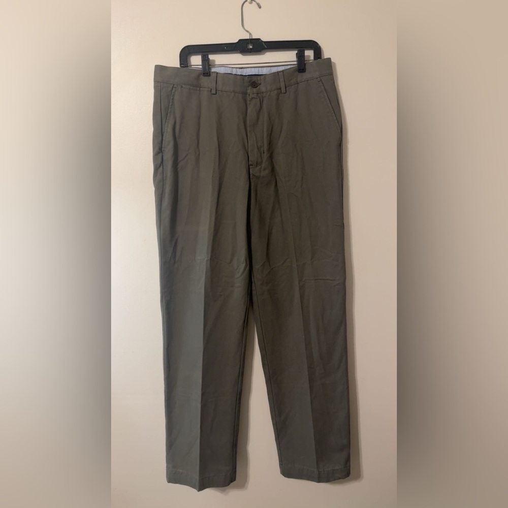 Club Room GREEN Men’s 36X32 Pants NWT Weathered Twill Cotton Chino Made in Egypt